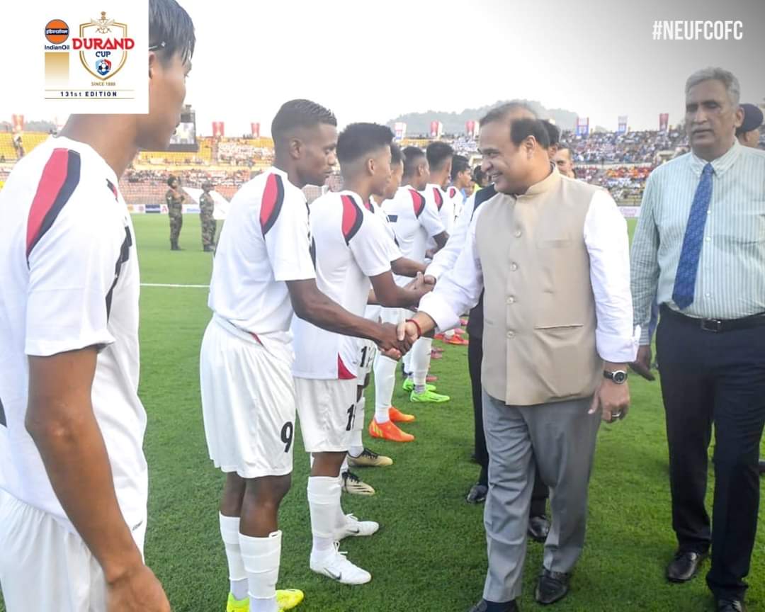 Scenes from the inaugural ceremony of the 131st 𝐈𝐧𝐝𝐢𝐚𝐧𝐎𝐢𝐥 𝐃𝐮𝐫𝐚𝐧𝐝 𝐂𝐮𝐩 at Guwahati. A grand celebration set the stage at IGAS, to host the second match of the Edition
