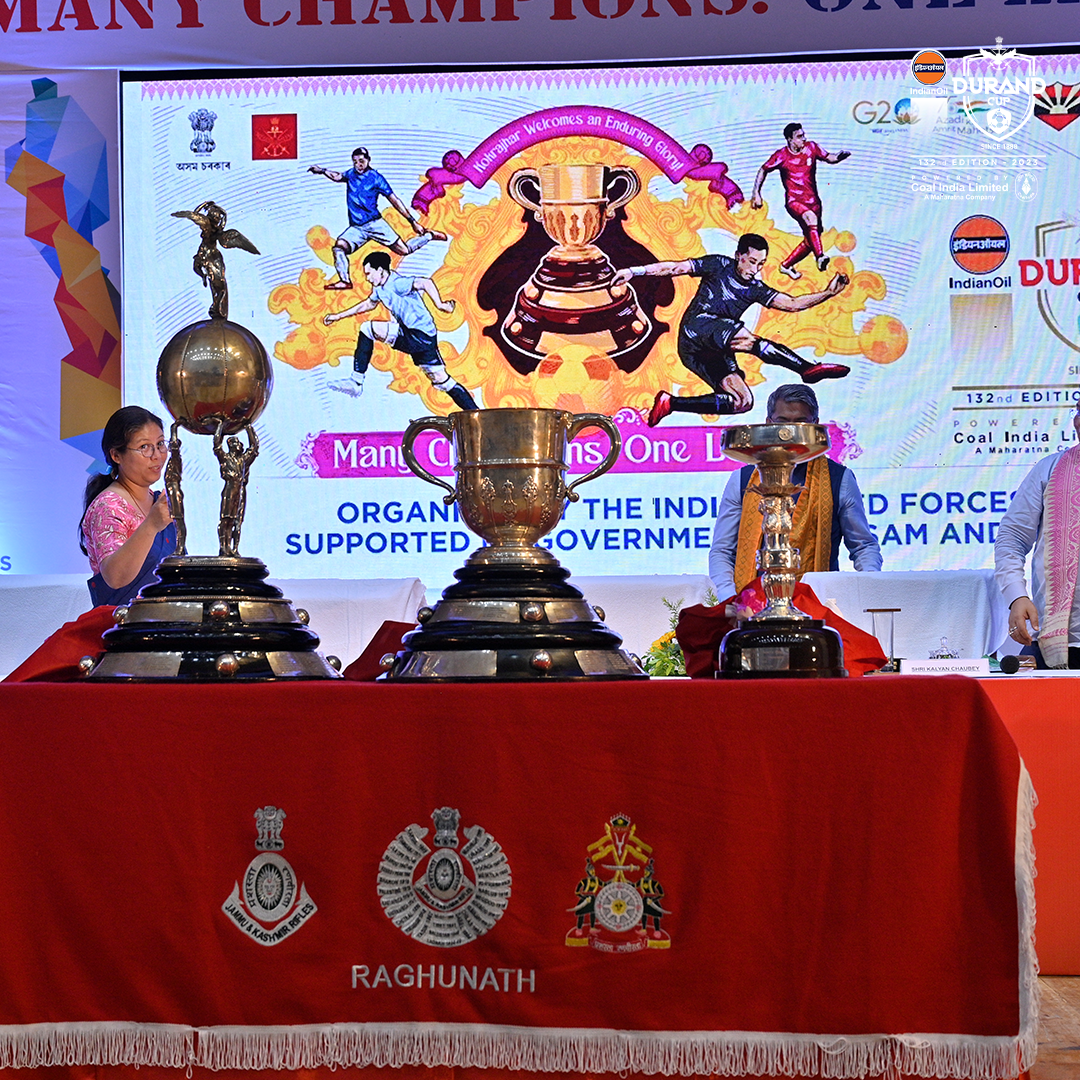 PRESS RELEASE: DURAND CUP TROPHIES UNVEILED AT KOKRAJHAR