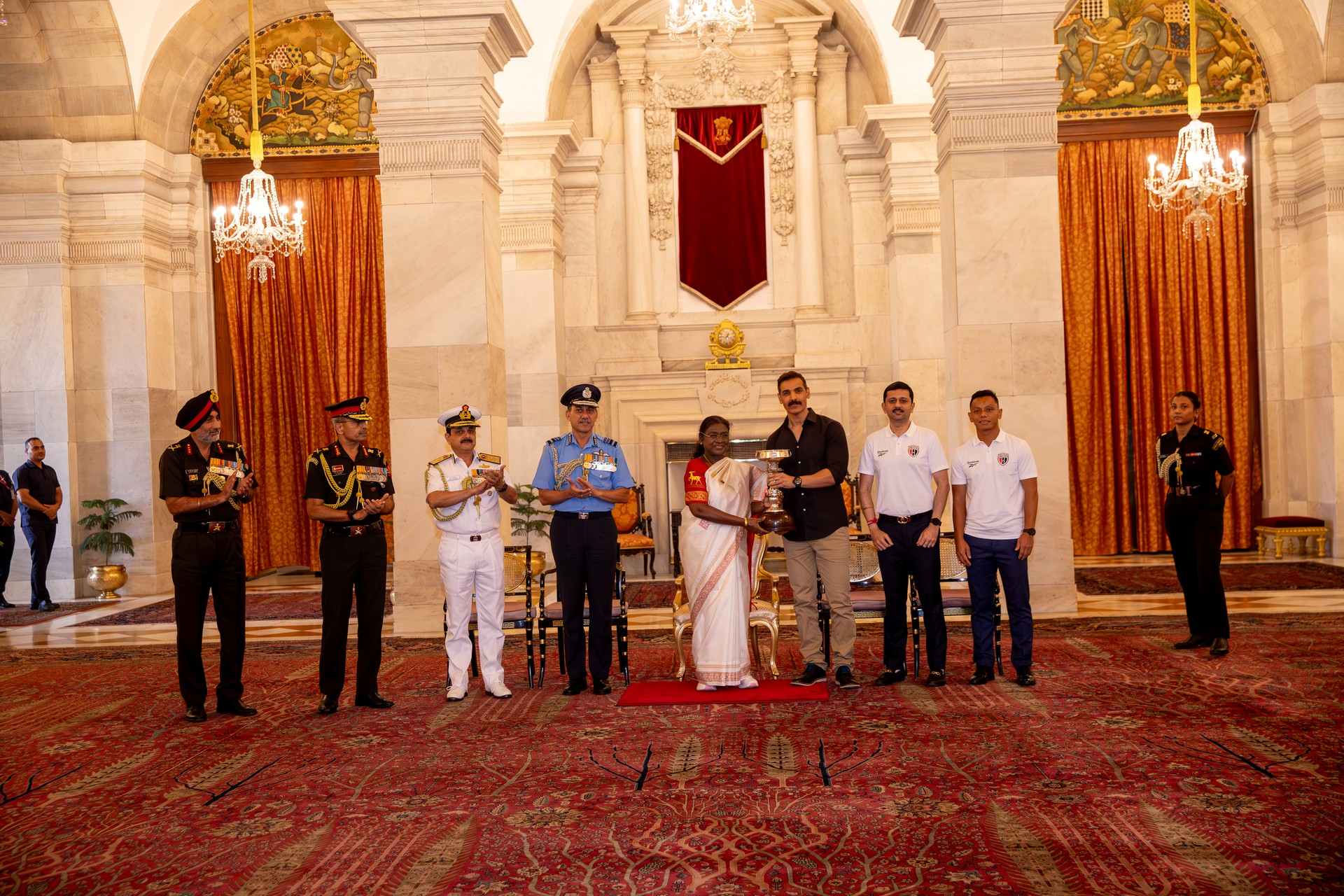 President’s Cup Presentation Ceremony at Rashtrapati Bhavan – 27th August, 2025