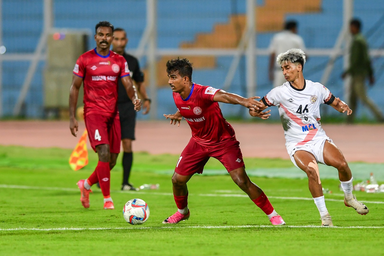 Indian Army opens 135th IndianOil Durand Cup campaign with a comfortable win over Samaleswari SC