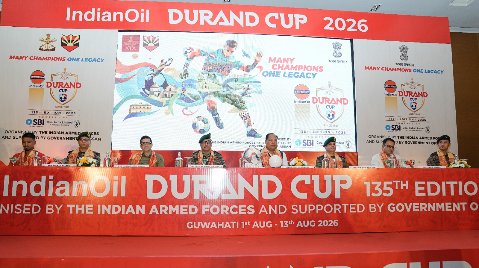 Assam reaffirms commitment to football as 135th IndianOil Durand Cup Trophy Tour reaches Guwahati