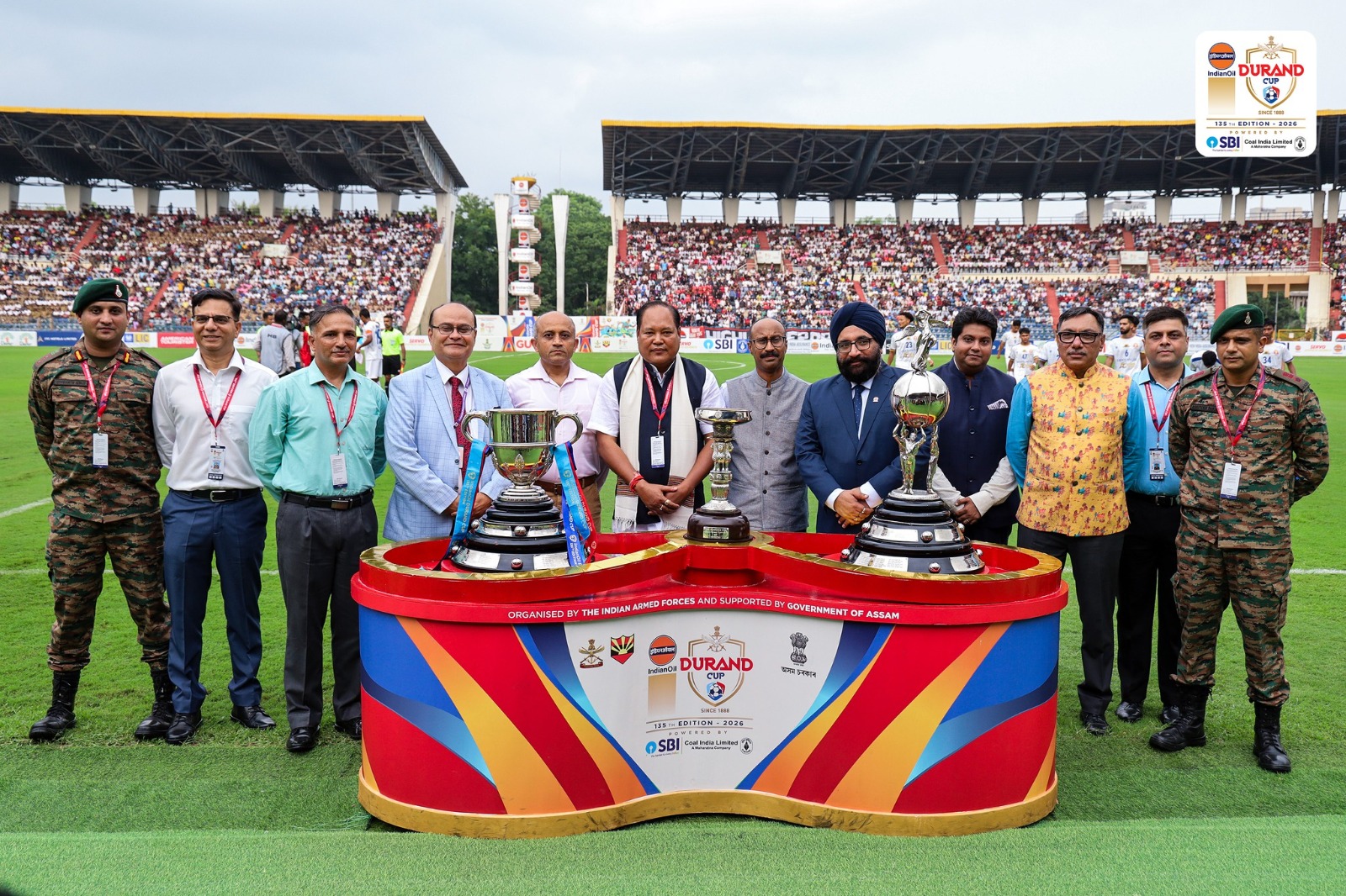 135th IndianOil Durand Cup Opens in Guwahati with Grand Celebration of Assam’s Cultural Heritage and Military Traditions